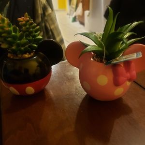 Minnie and mickey faux